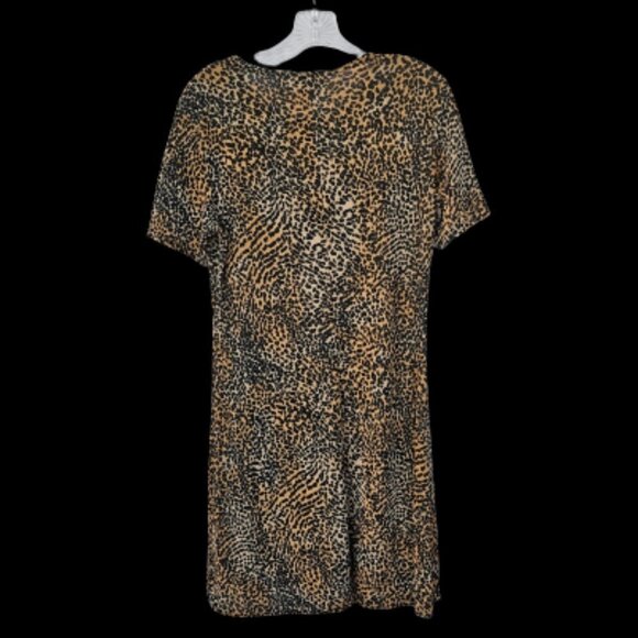 Kathie Lee Stretchy Leopard Dress - M - Picture 2 of 4